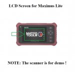 LCD Screen Display for Matco Tools MAXIMUS LITE MDMAXILITE